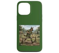 Berger Allemand Soldat Parcours d'obstacles Dressage Chien Coque pour iPhone 13 Pro Max