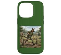 Berger Allemand Soldat Parcours d'obstacles Dressage Chien Coque pour iPhone 14 Pro