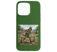 Berger Allemand Soldat Parcours d'obstacles Dressage Chien Coque pour iPhone 15 Pro Max