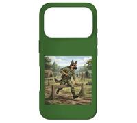 Berger Allemand Soldat Parcours d'obstacles Dressage Chien Coque pour iPhone 17 Pro