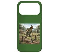 Berger Allemand Soldat Parcours d'obstacles Dressage Chien Coque pour iPhone 17 Pro Max