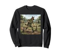 Berger Allemand Soldat Parcours d'obstacles Dressage Chien Sweatshirt