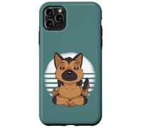 Berger Allemand Yoga Méditer Drôle Chiens Meme Coque pour iPhone 11 Pro Max