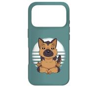 Berger Allemand Yoga Méditer Drôle Chiens Meme Coque pour iPhone 17 Pro