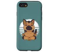 Berger Allemand Yoga Méditer Drôle Chiens Meme Coque pour iPhone SE (2020) / 7/8