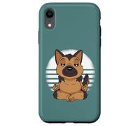 Berger Allemand Yoga Méditer Drôle Chiens Meme Coque pour iPhone XR