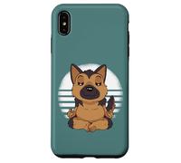 Berger Allemand Yoga Méditer Drôle Chiens Meme Coque pour iPhone XS Max