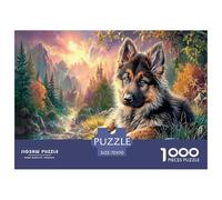 Berger allemandPuzzle 1000 Pièces Educa Jouet en Bois Cadeau Unique De l'art De La Décoration Montagne Stream Jeu Éducatif Challenge Toy Adultes & Enfants des 14 Ans 70x50cm/1000pcs
