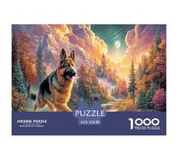 Berger allemandPuzzle 1000 Pièces Educa Jouet en Bois Divertissement Créatif Décoration Intérieure Colorful Montagne Valley Jeu Éducatif Challenge Toy Adultes & Enfants des 14 Ans 52x38cm/1000pcs
