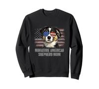 Berger américain Miniature Best Dog Mom Ever rétro USA Amer Sweatshirt