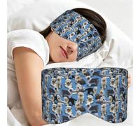 Berger anglais ancien, Masque de sommeil pour la maison, les voyages et le travail posté, couvrant entièrement les yeux et bloquant la lumière