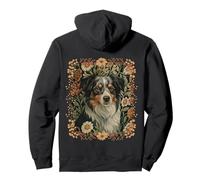 Berger Australien Aussie Vintage William Morris Style Sweat à Capuche