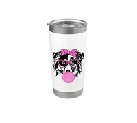 Berger australien avec lunettes bandana bubble-gum Aussie Gobelet isotherme en acier inoxydable double paroi