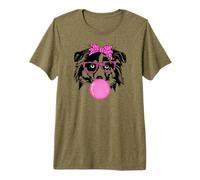 Berger Australien avec Lunettes Bandana Bubble-Gum Aussie T-Shirt Haut de Gamme