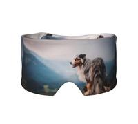 Berger australien des montagnes Aussie Pets Dogs,Masque pour les yeux bloquant la lumière Cache-yeux et cache-oreilles pour le sommeil