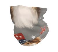 Berger Australien Heureux Et Étoile Bandeaux Respirant Cache-Cou Unisexe Décoration Faciale pour Jogging Ski Cyclisme 30X26Cm