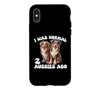 Berger Australien J'étais Normal il y a 2 Australiens Coque pour iPhone X/XS