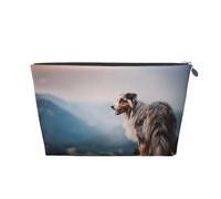 Berger Australien Montagnes Aussie Animaux Chiens, Trousse de Toilette Trousse de Maquillage Sac à cosmétiques Trousse de Toilette de Voyage Portable