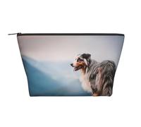 Berger Australien Montagnes Aussie Animaux Chiens, Trousse de Toilette Trousse de Maquillage Sac à cosmétiques Trousse de Toilette de Voyage Portable