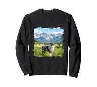 Berger Australien Mountain Meadow Scenic Alpine View Sweatshirt