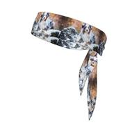 Berger Australien Neige Hiver Beaux Chiens, Bandeau de Sport à Nouer derrière la tête, Bandeau Multi-usages pour Hommes et Femmes