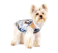 Berger Australien Neige Hiver Beaux Chiens,T-Shirt sans Manches en Coton pour Animaux de Compagnie, Gilet Respirant, Extensible et Doux,M