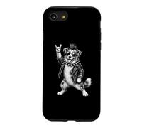 Berger Australien Punk Rock Musique Mohawk Amoureux des Chiens Coque pour iPhone SE (2020) / 7/8