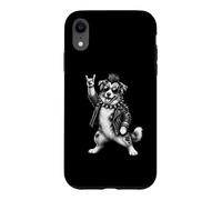 Berger Australien Punk Rock Musique Mohawk Amoureux des Chiens Coque pour iPhone XR