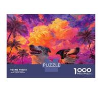 Berger Australien Puzzles Jeu De Société Adulte Activités Familiales Stimulantes 1000 Stukjes Cute Pet Chien Casse-tête Qualité Premium pour Adultes 52x38cm/1000pcs
