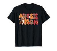 Berger Australien Red Tri Groovy Aussie Mom T-Shirt