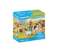 Playmobil Young Shepherd With Flock Of Sheep Construction Game Doré