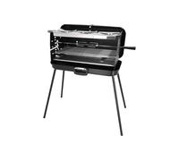 BERGER Barbecue à gaz portable 3 feux 5 kW type BBQ, barbecues de camping avec grille 54 x 24 cm et plaque supérieure, barbecue de jardin extérieur pour terrasse et caravane 30 Mbar