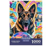 Berger Belge Puzzles De 1000 Pièces pour Toute La Famille Pets Mignons Classiques pour Jeux Et Activités Familiales Stimulantes, Jeu Familial 70x50cm/1000pcs