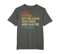 Berger Belge Tervueren Chien Belgian Dog Café Vintage Retro T-Shirt