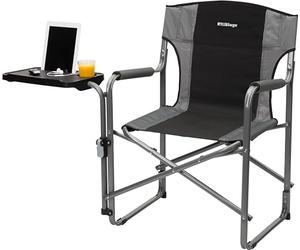 Berger | Chaise de Camping Pliante Minimize 2.0 avec Tablette et Porte-gobelet | Chaise Pliante Confortable | Fauteuil Pliable Portable | Chaises Pliantes | Siege Pliable | Chaise Legere