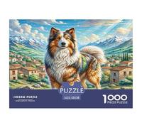 Berger de l'Atlas Jigsaw Puzzle 1000 Pièces Adapter Les Adultes Ou Les Familles Ensemble Puzzles Difficiles Cadeaux pour Adultes 100% Carton Recyclé Puzzle Décoratif 52x38cm/1000pcs