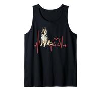 Berger d'europe de l'est Heartbeat My Dogs are My Cardio Débardeur