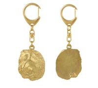 Chien De Berger Caucase, Owtscharka Caucase - Porte-Clés Doré