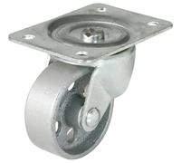 Berger en fonte pivotant de 5,1 cm Caster de roue avec support de plaque, 9174