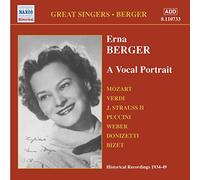 Berger, Erna – Airs d'opéras : Donizetti, Mozart, Puccini – Enregistrements 1934–1949