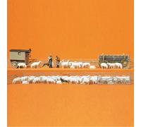 Berger et ses moutons, 80 figurines + accessoires-HO 1/87-PREISER 13003
