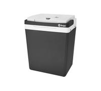 Berger Glacière thermoélectrique 30 l - Glacière électrique avec raccord 12 V et 230 V - pour Voiture, Camping, Bateau Prise - Multifonction - Noir [Classe énergétique D]