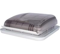 BERGER | Lanterneau 40x40 avec Moustiquaire et Store Occultant - Lanterneau Camping-Car et Caravane, Aération Réglable, Position Pluie, pour Toit 28-50 mm