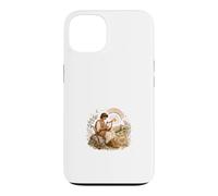 Berger Lyre Soleil Lune Scène Pastorale Montagne Coque pour iPhone 13
