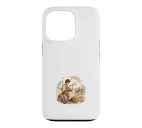 Berger Lyre Soleil Lune Scène Pastorale Montagne Coque pour iPhone 13 Pro