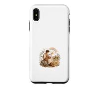 Berger Lyre Soleil Lune Scène Pastorale Montagne Coque pour iPhone XS Max