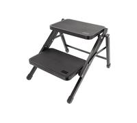 Berger | Marchepied Pliable Double pour Camping Car | Escabeau | Accès Caravane, Garage, Bateau | Tabouret en Acier 150 kg | Marche Pied | Escalier Caravane, Camping Car | Accessoire Camping Car