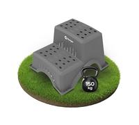 Berger Marchepied Robuste Antidérapant 150 kg pour Caravane et Camping-Car | Marchepied stable et antidérapant, charge maximale 150 kg, pour un accès sûr au camping-car et à la caravane.