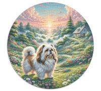 Berger mioritique roumain Puzzle Rond De 1000 Pièces pour HaustiFrère?ND Bricolage Ludique Activité Différente 1000pcs (67.5x67.5cm)