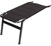 Berger Novara Repose-Pieds autoportant XL Tabouret de Camping, Siège Rabattable jusqu'à 120 kg, Aluminium, Polyester, Polychlorure, 90 x 53 cm